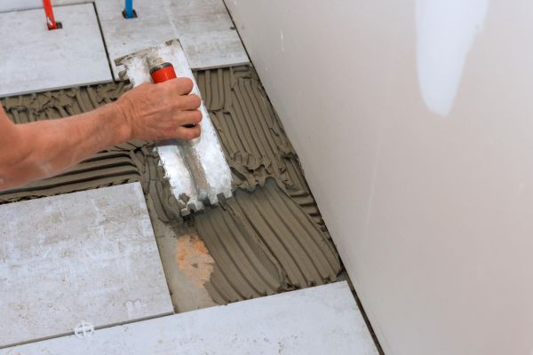 Bathroom Floor Renovation in North Fort Myers